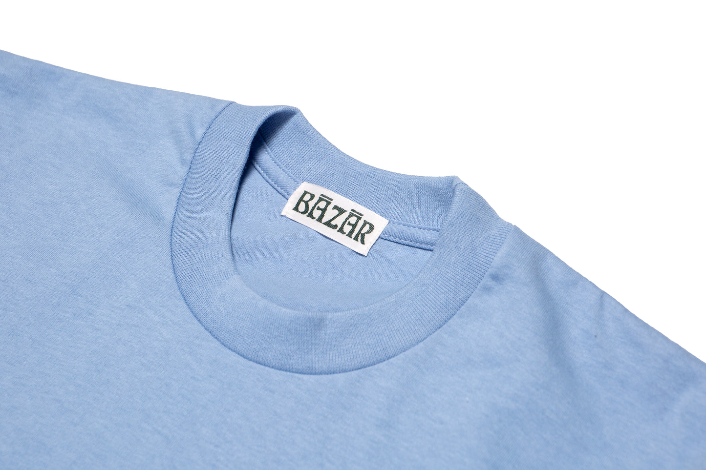 Bazar Palm SS Tee Sky Blue