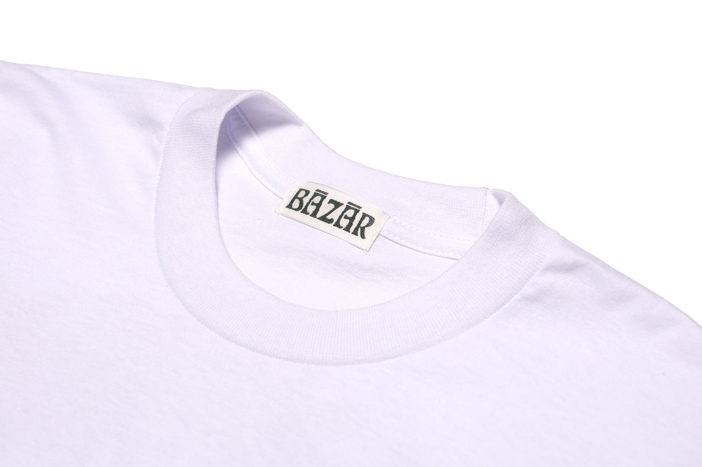 Bazar Palm SS Tee White