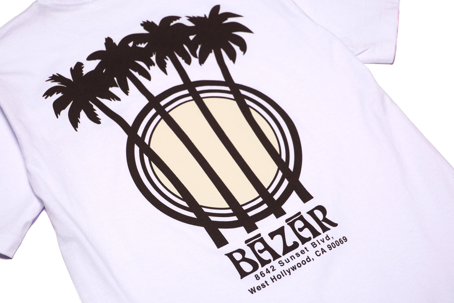 Bazar Palm SS Tee White