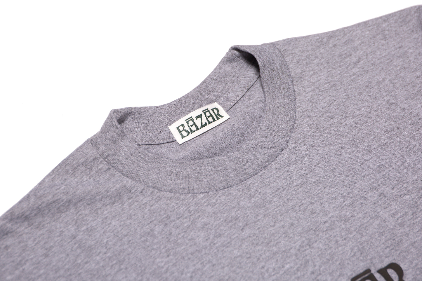 Bazar Logo SS Tee Heather Grey