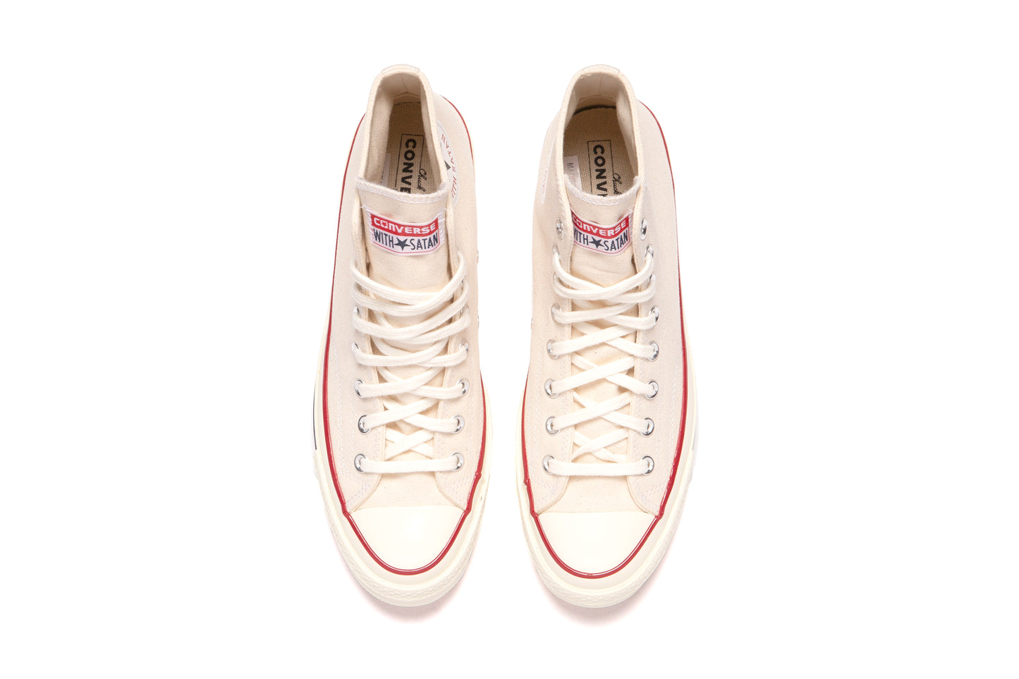 chAos Canvas Hi Top Cream