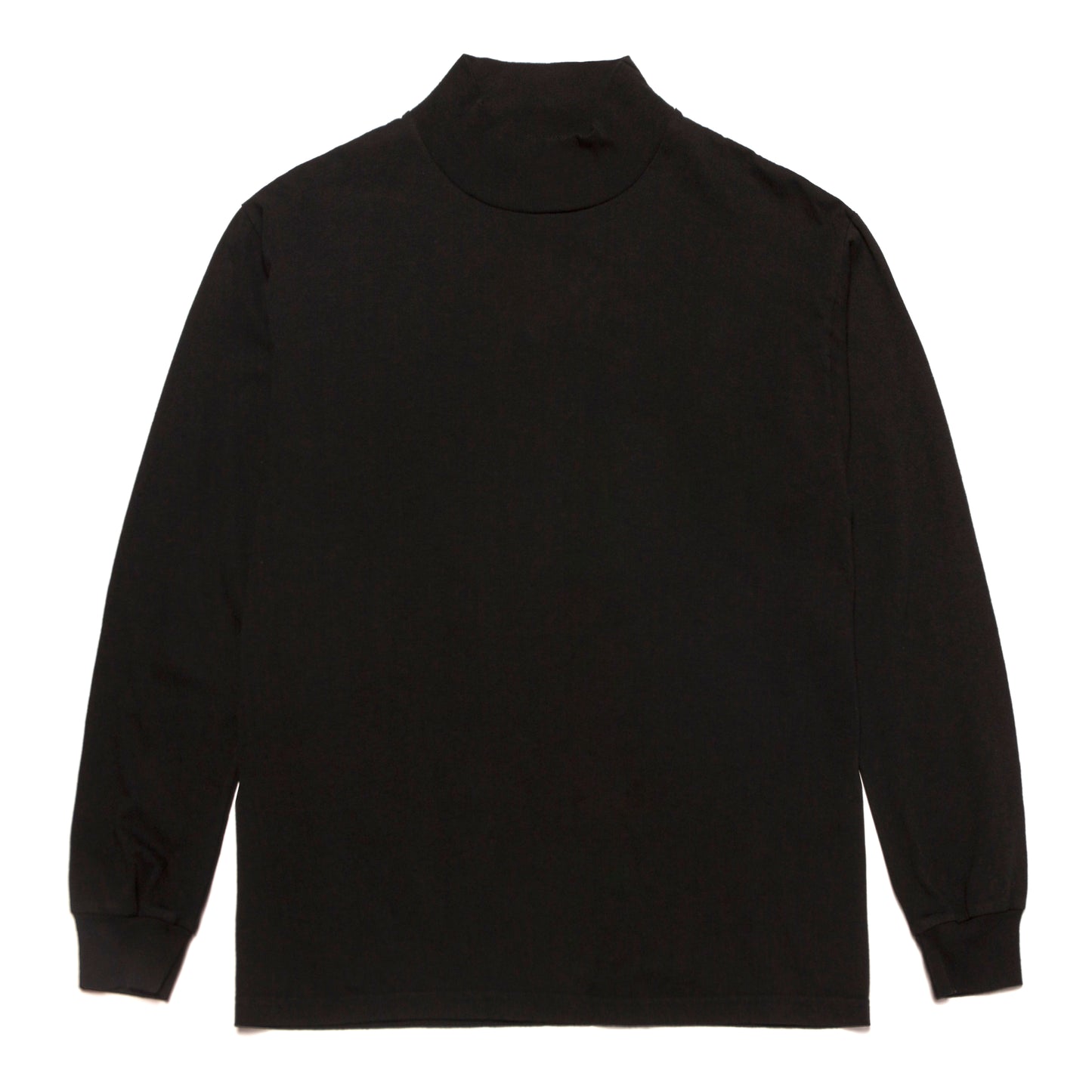 John Canoe Mock Neck LS Black