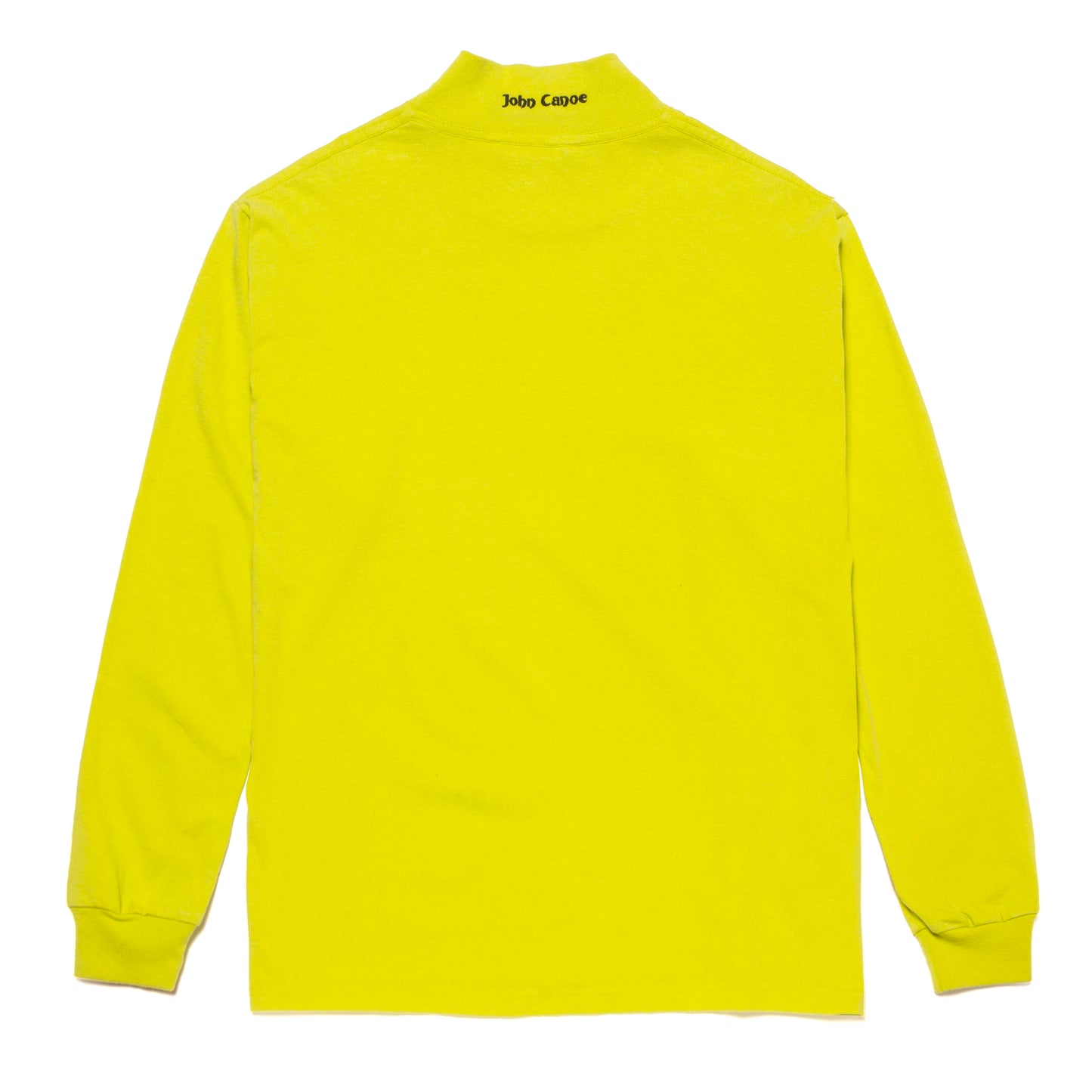 John Canoe Mock Neck LS Lime