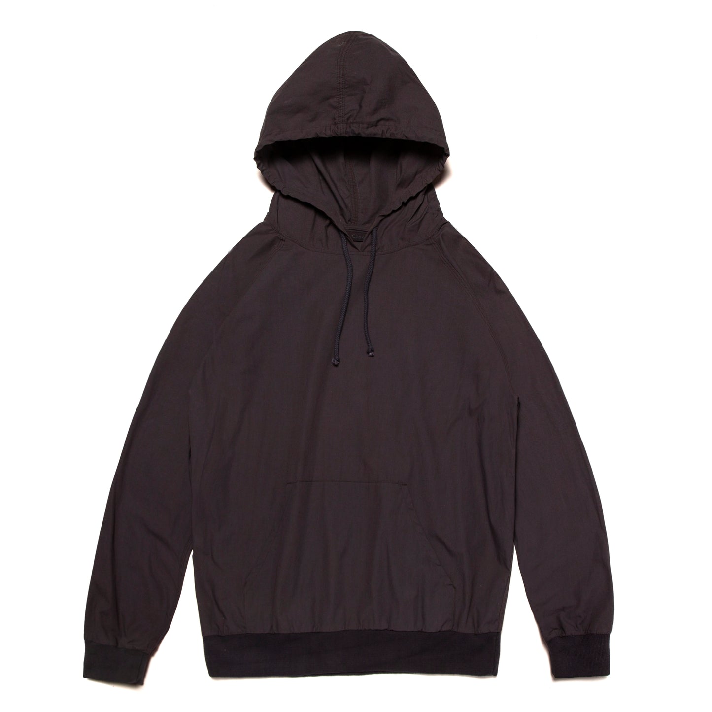 John Canoe Poplin Pullover Hoodie Ash Grey