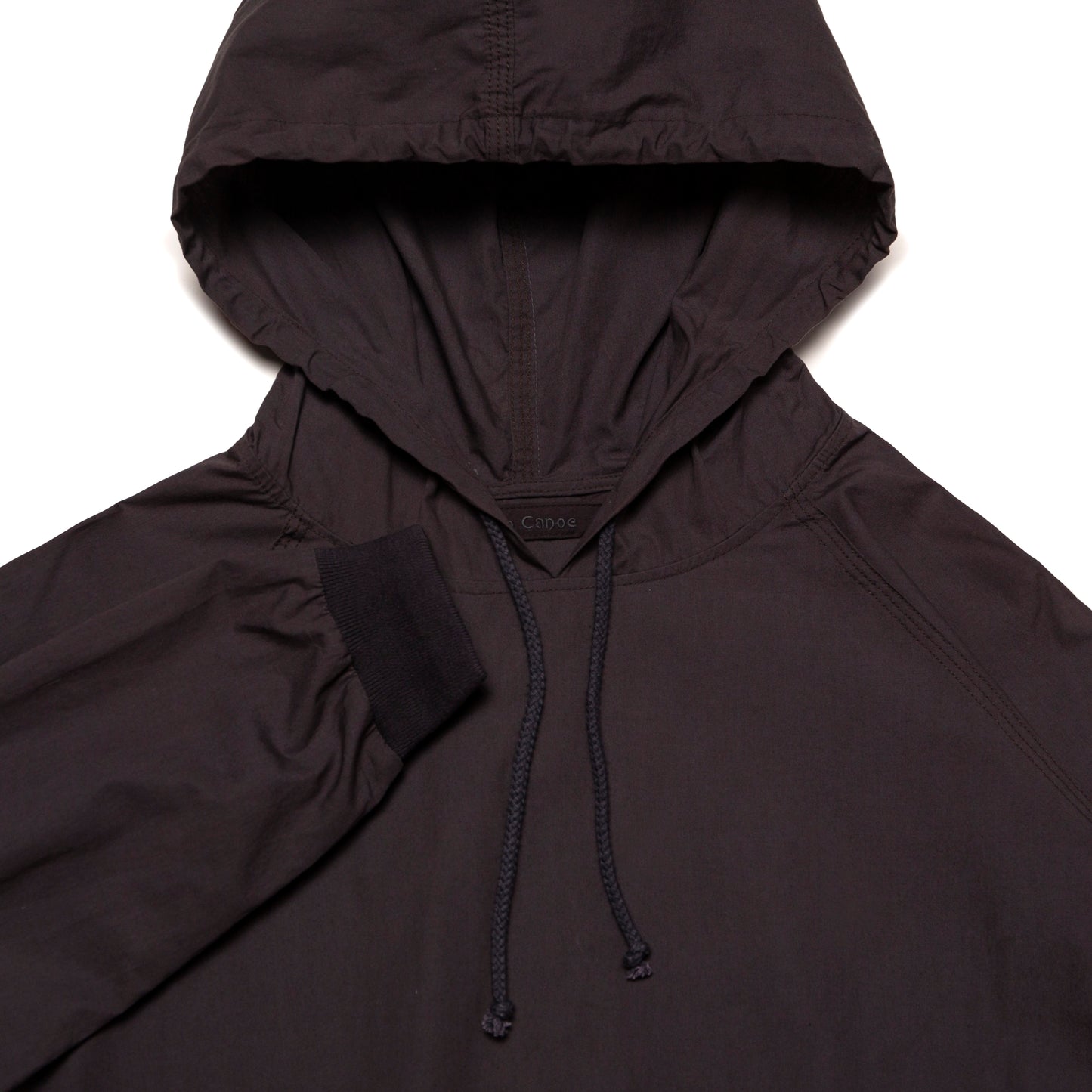 John Canoe Poplin Pullover Hoodie Ash Grey