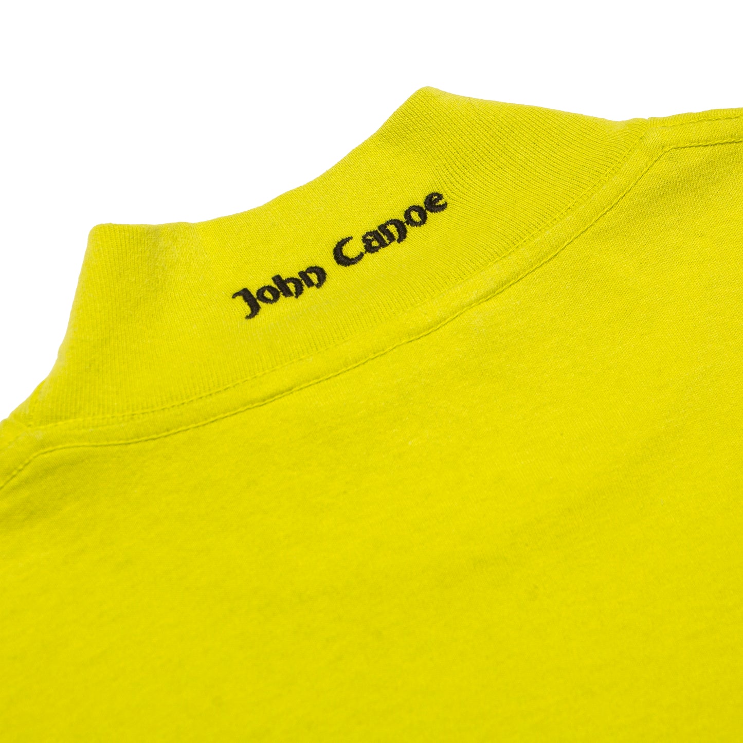 John Canoe Mock Neck LS Lime