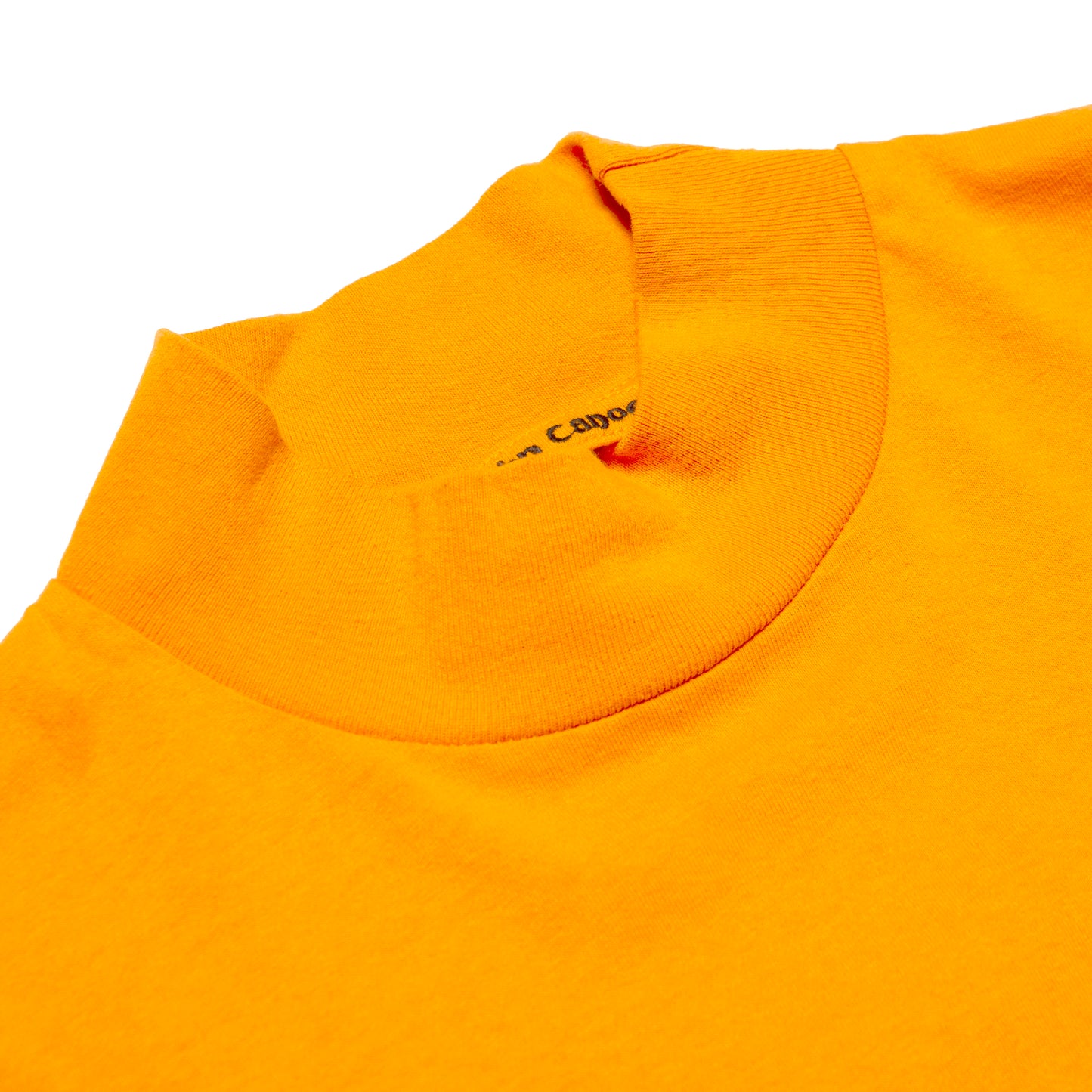 John Canoe Mock Neck LS Orange