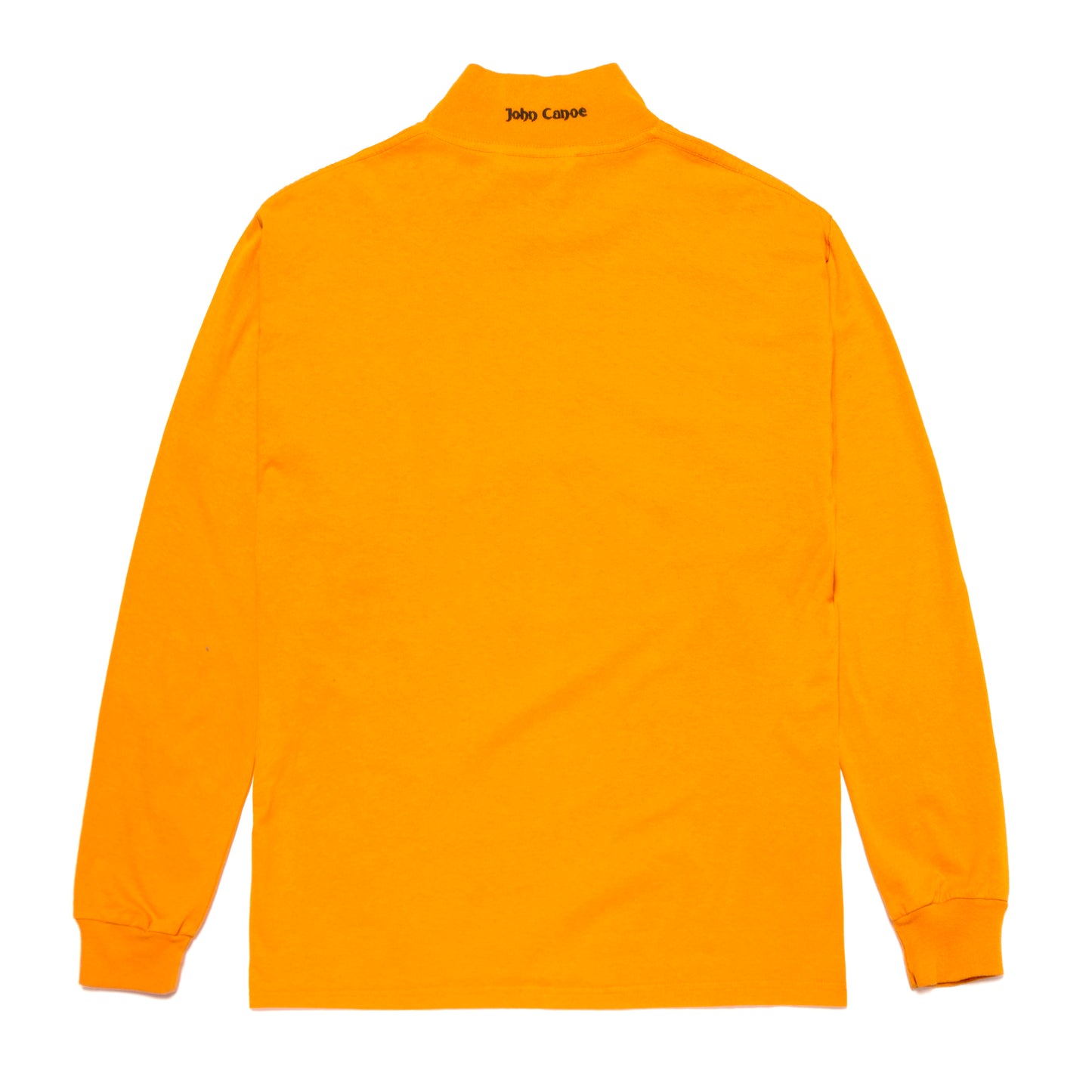 John Canoe Mock Neck LS Orange