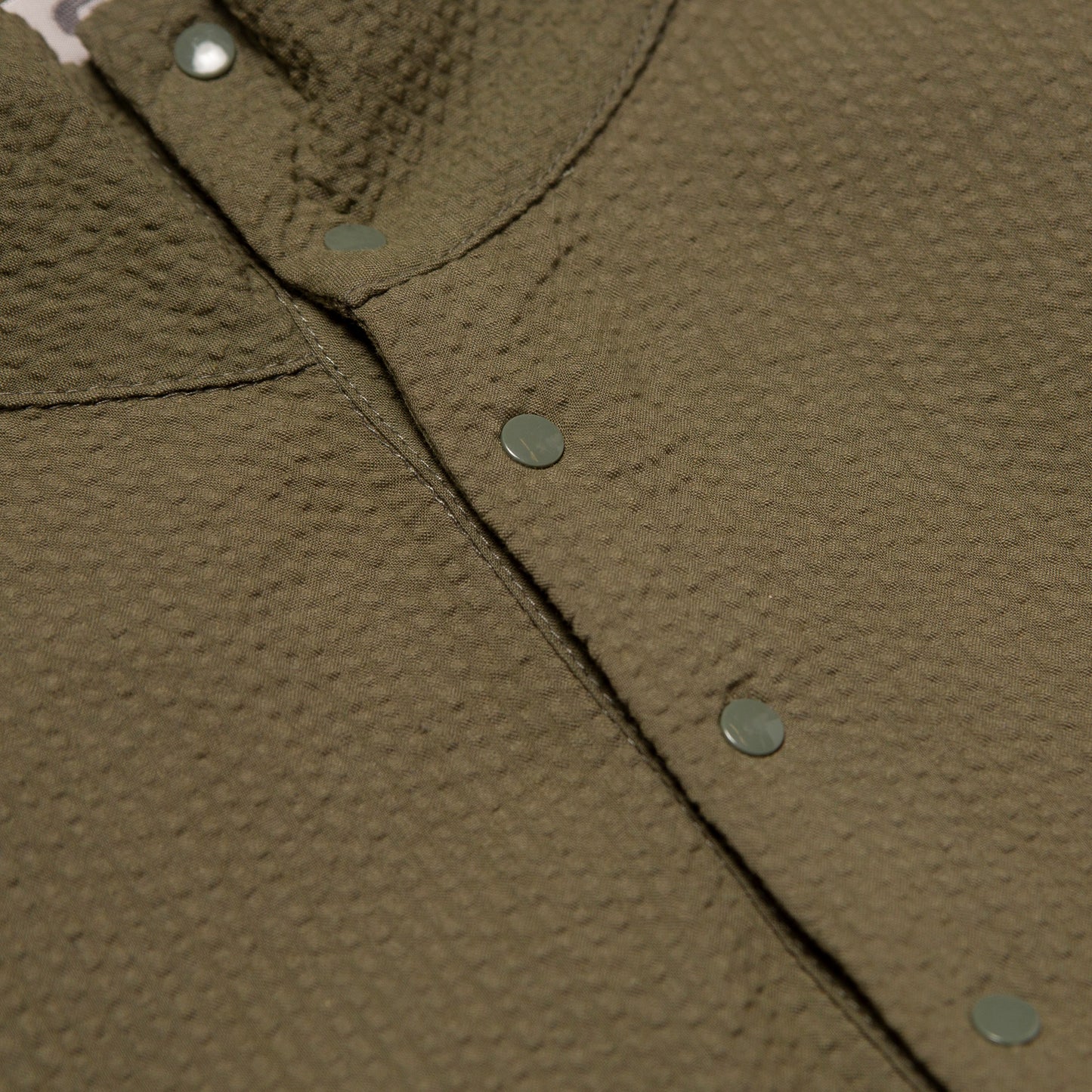 Gemini Seersucker Jacket Olive/Grey